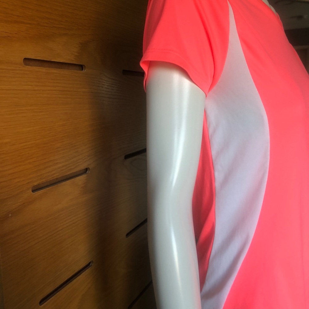 Women's Pink and White Athletic Top size M